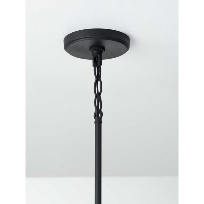 Four Light Foyer Pendant from the Torres collection in Black finish
