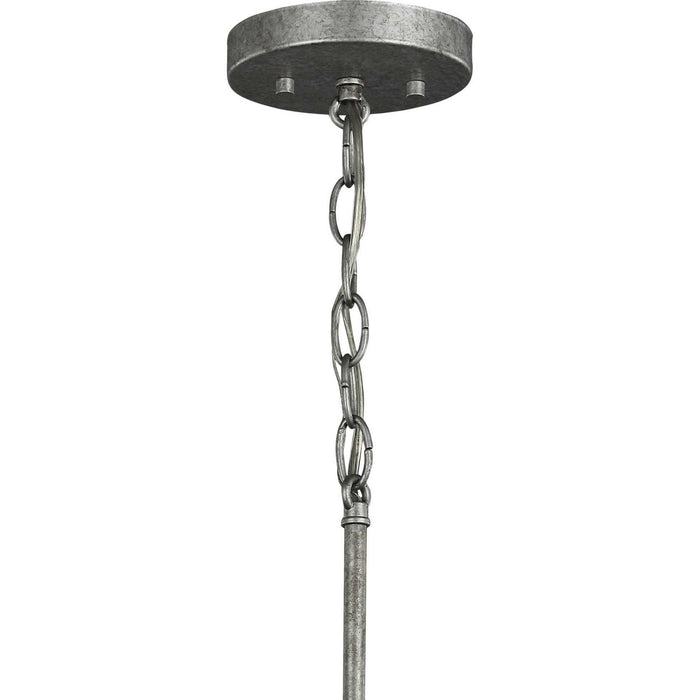 One Light Mini Pendant from the Chambers collection in Galvanized finish