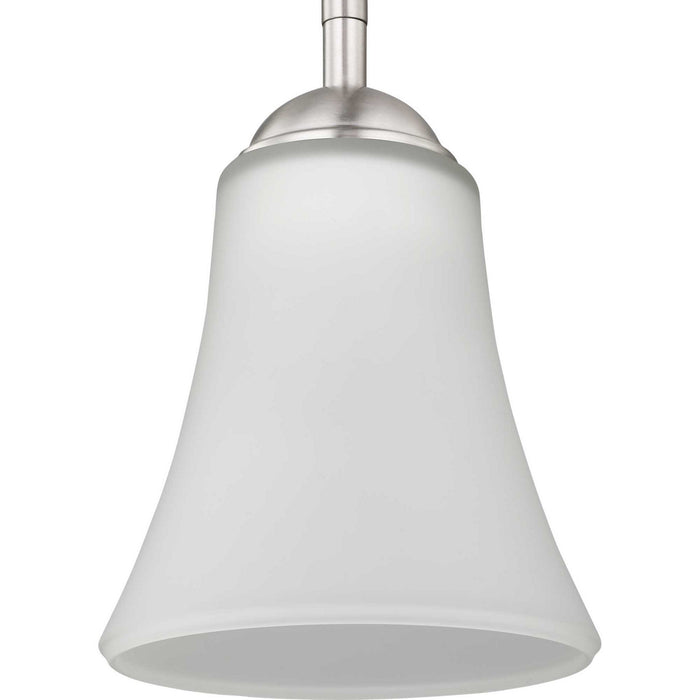 One Light Mini Pendant from the Classic collection in Brushed Nickel finish