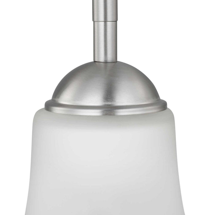 One Light Mini Pendant from the Classic collection in Brushed Nickel finish