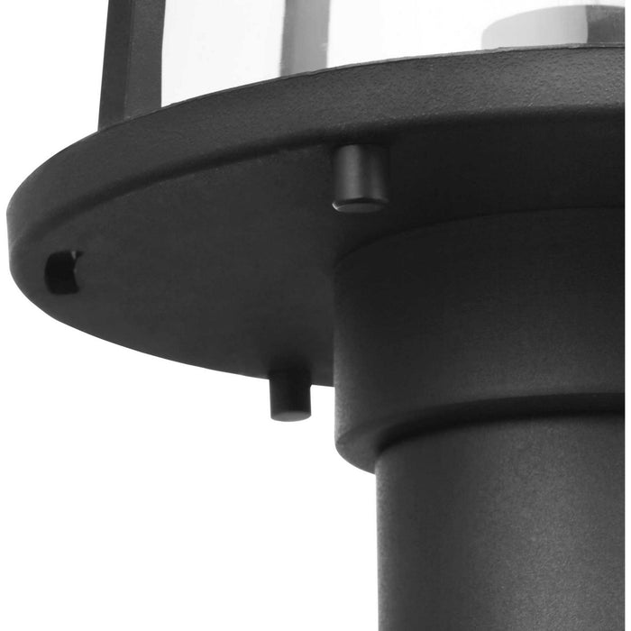 One Light Post Lantern from the Benton Harbor collection in Black finish