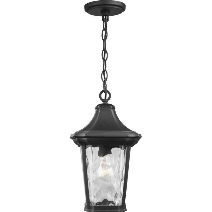 One Light Hanging Lantern from the Marquette collection in Black finish