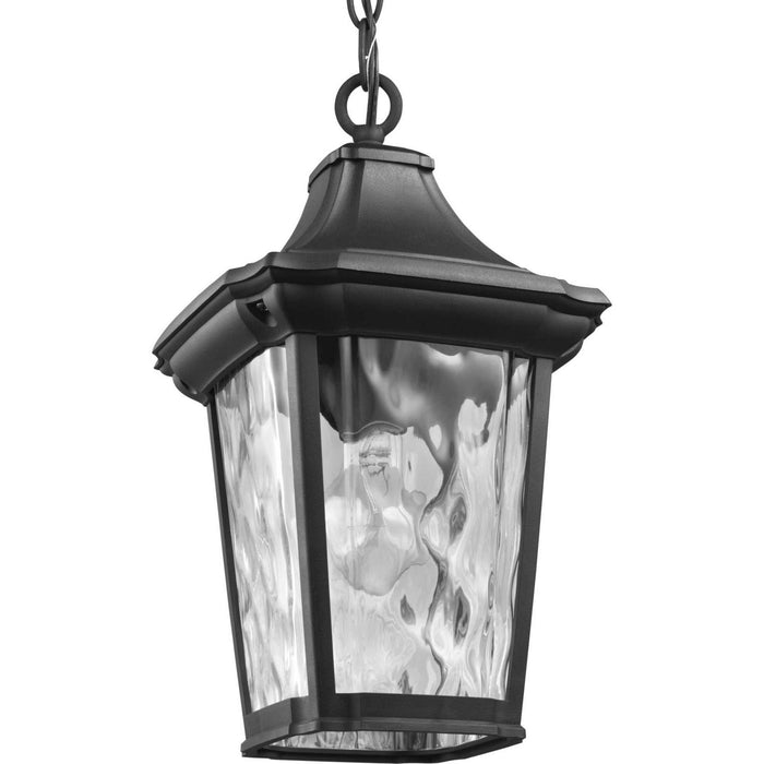 One Light Hanging Lantern from the Marquette collection in Black finish