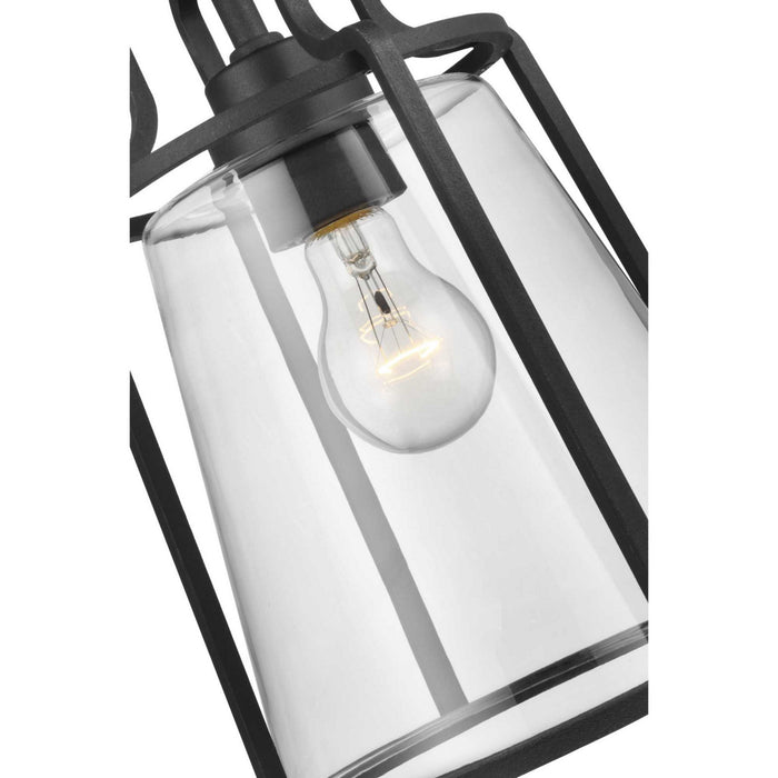 One Light Hanging Lantern from the Benton Harbor collection in Black finish