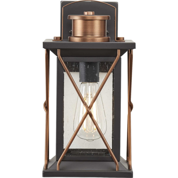 One Light Wall Lantern from the Barlowe collection in Antique Bronze finish