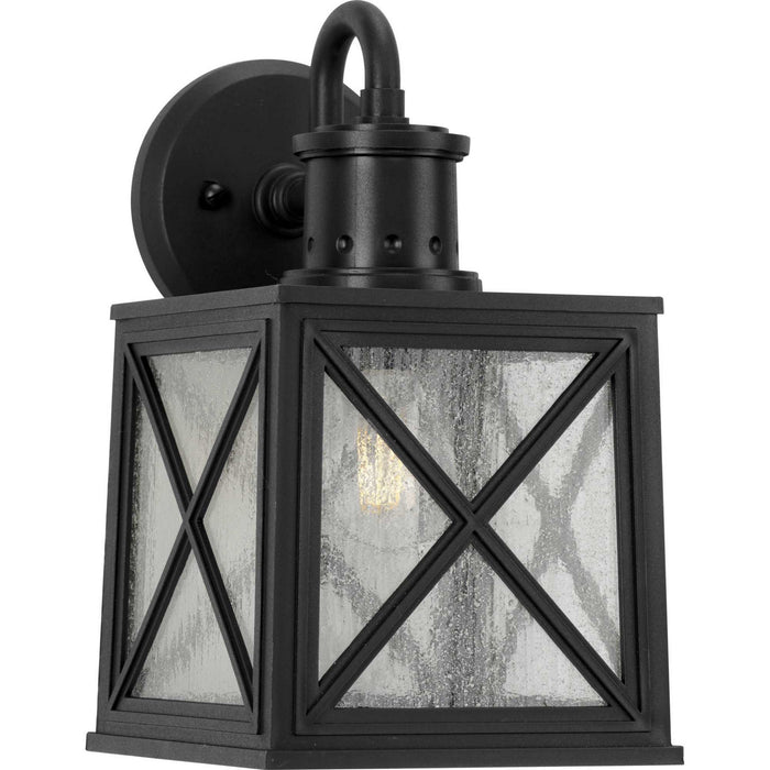 One Light Wall Lantern from the Seagrove collection in Black finish