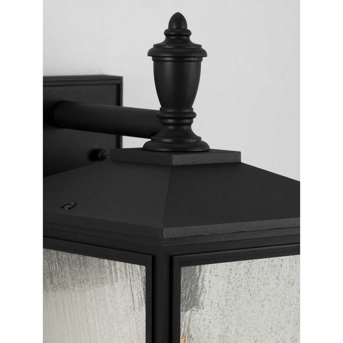 One Light Wall Lantern from the Cardiff collection in Black finish