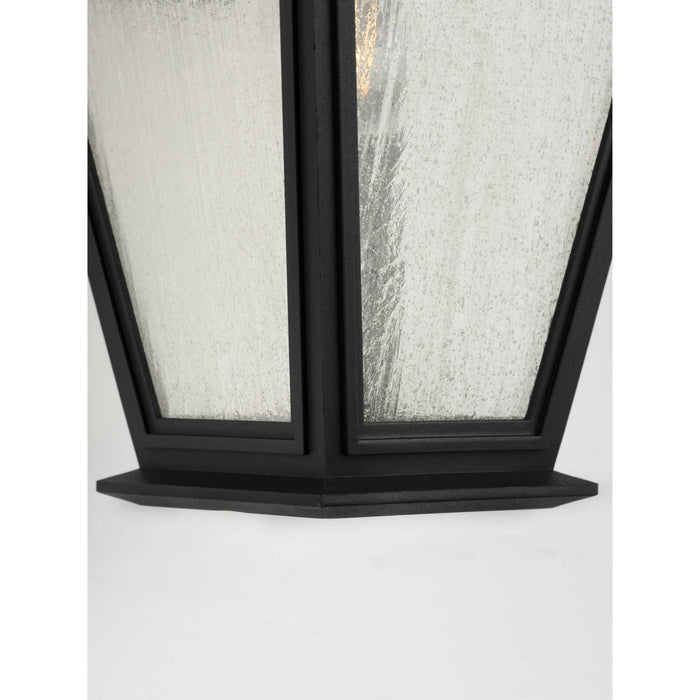 One Light Wall Lantern from the Cardiff collection in Black finish