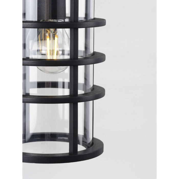 One Light Wall Lantern from the Port Royal collection in Black finish