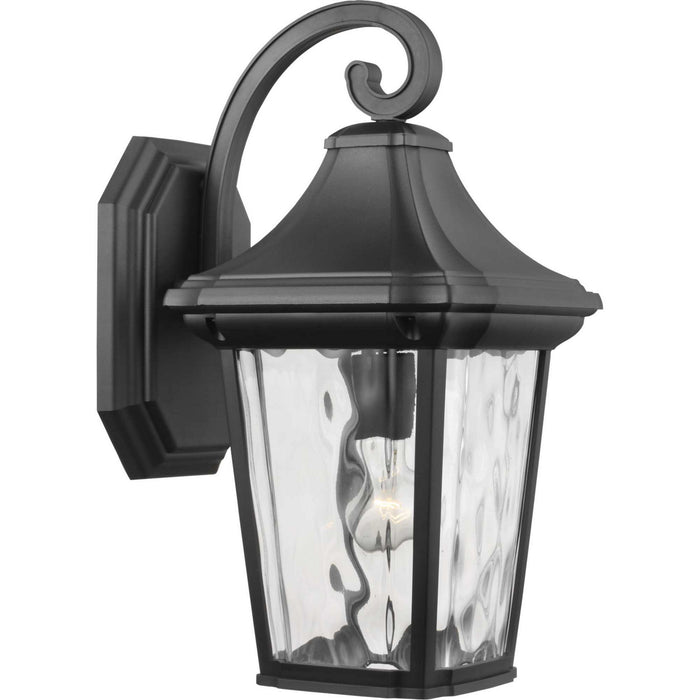 One Light Wall Lantern from the Marquette collection in Black finish