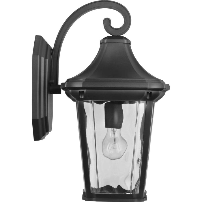 One Light Wall Lantern from the Marquette collection in Black finish