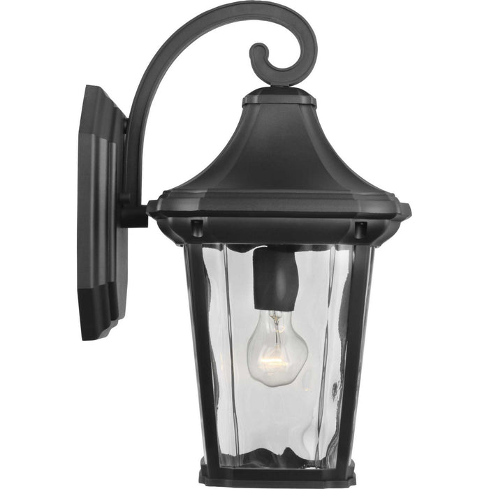 One Light Wall Lantern from the Marquette collection in Black finish