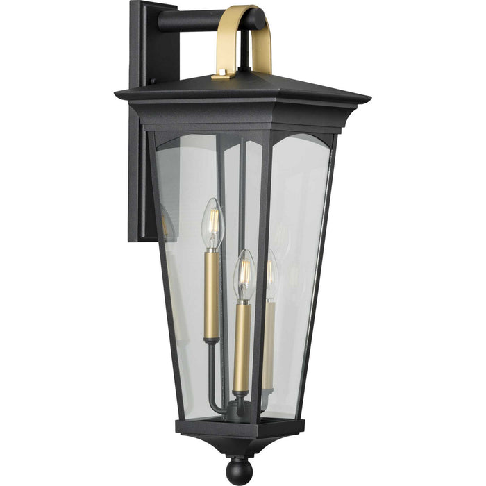 Three Light Wall Lantern from the Chatsworth collection in Black finish
