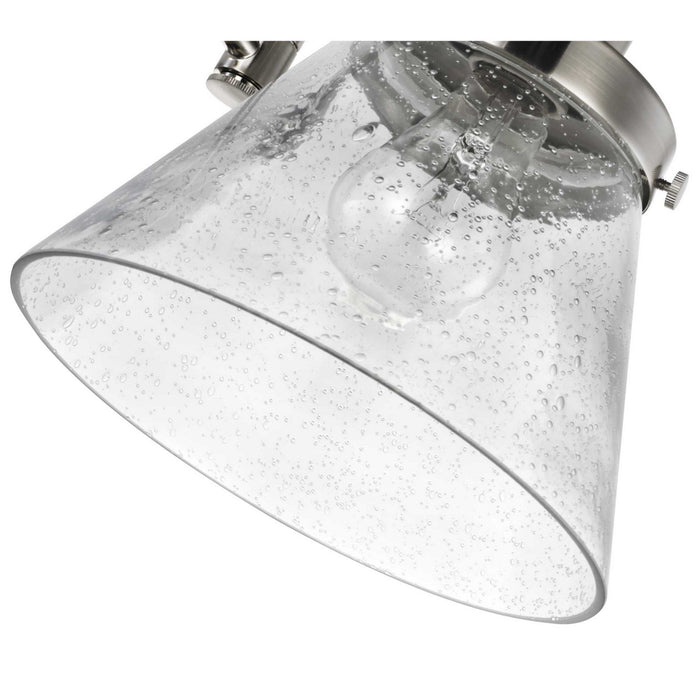 One Light Swing Arm Wall Lamp from the Hinton collection in Brushed Nickel finish