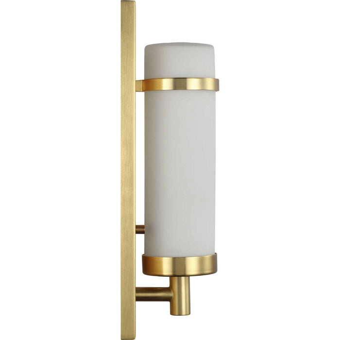 One Light Wall Sconce from the Hartwick collection in Satin Brass finish