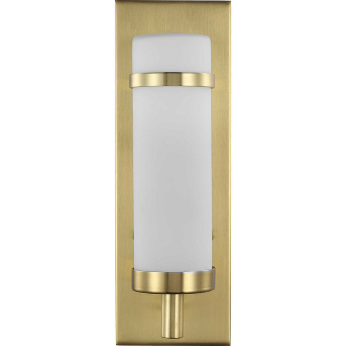 One Light Wall Sconce from the Hartwick collection in Satin Brass finish