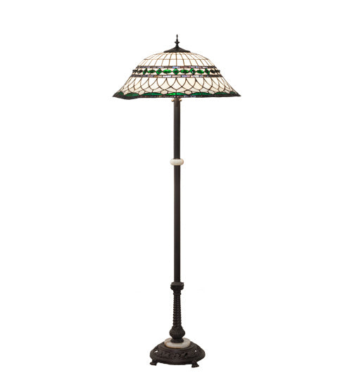 Three Light Floor Lamp from the Tiffany Roman collection in Mahogany Bronze finish