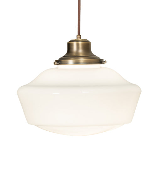 One Light Pendant from the Revival collection in Antique Brass finish