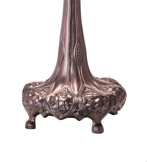 Three Light Table Lamp from the Roseborder collection in Mahogany Bronze finish