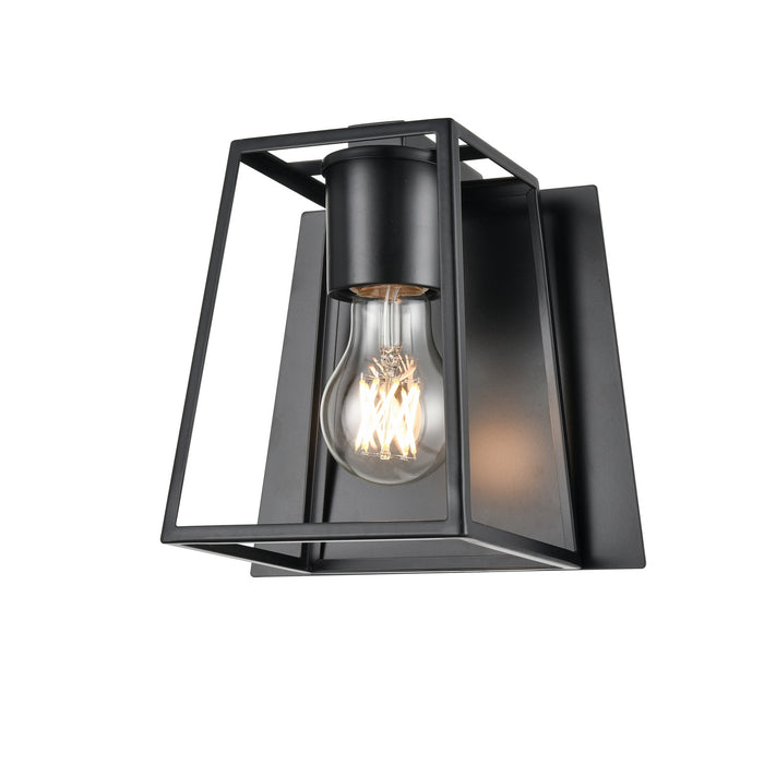 One Light Wall Sconce from the Cape Breton collection in Multiple Finishes/Ebony finish