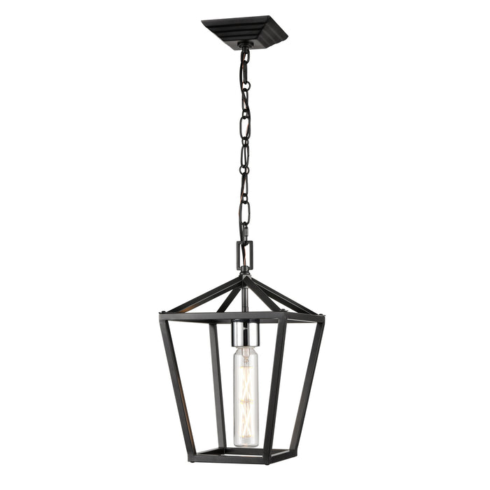 One Light Mini-Pendant from the Lundy`s Lane collection in Multiple Finishes/Graphite finish