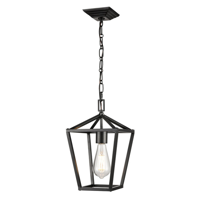 One Light Mini-Pendant from the Lundy`s Lane collection in Multiple Finishes/Graphite finish