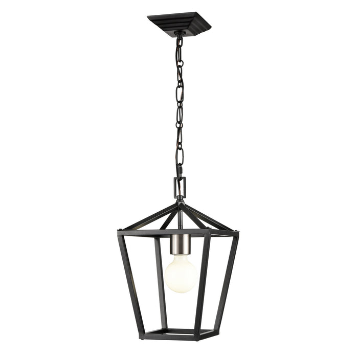 One Light Mini-Pendant from the Lundy`s Lane collection in Multiple Finishes/Graphite finish