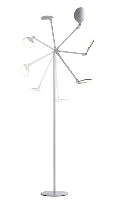 LED Floor Lamp from the Splitty collection in Matte Grey finish