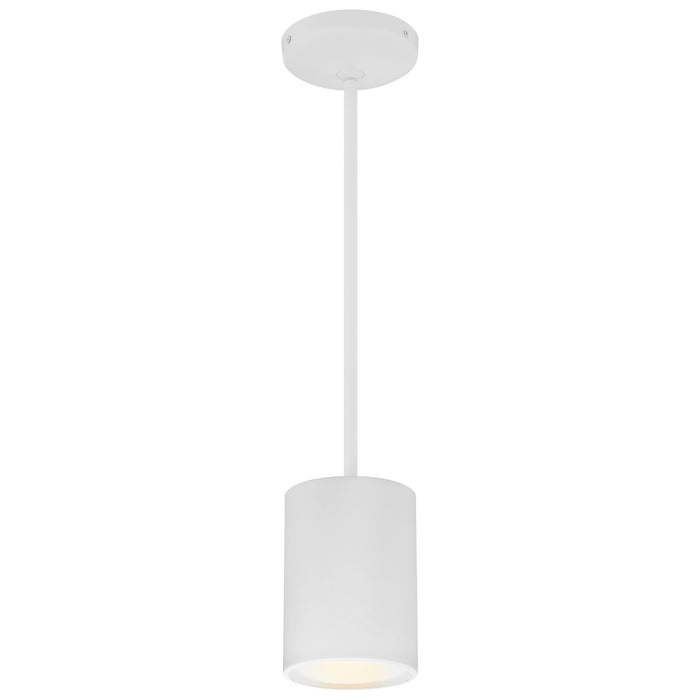 LED Pendant from the Pilson collection in Matte White finish
