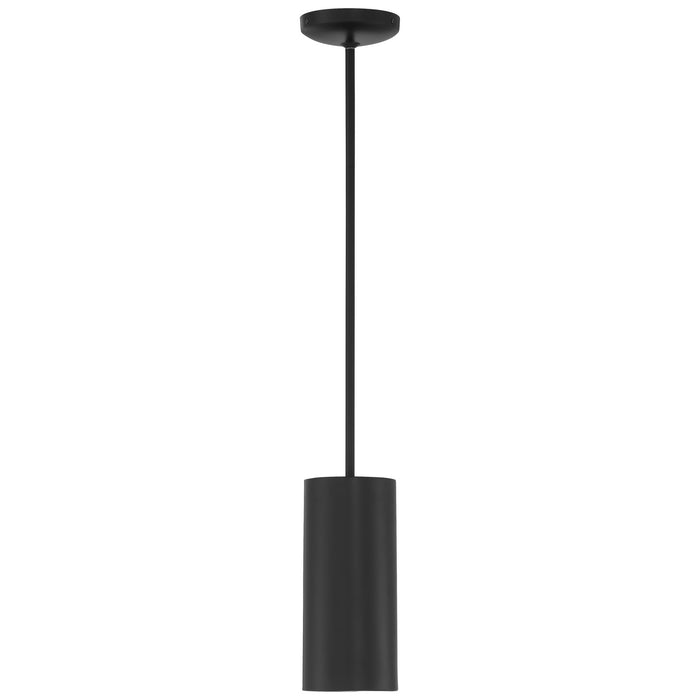 LED Pendant from the Pilson collection in Matte Black finish