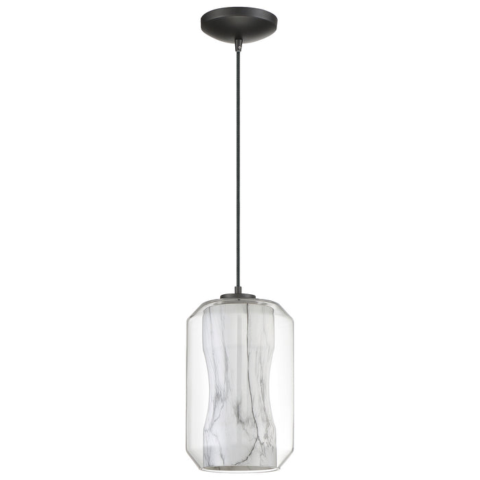 LED Pendant from the I-Biza collection in Black finish