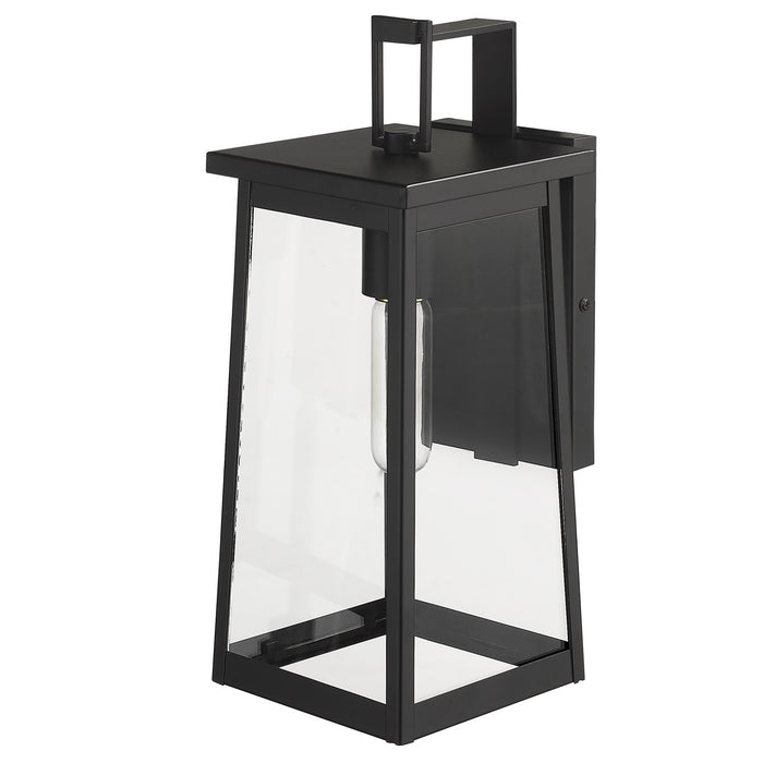 One Light Wall Sconce from the Alden collection in Matte Black finish