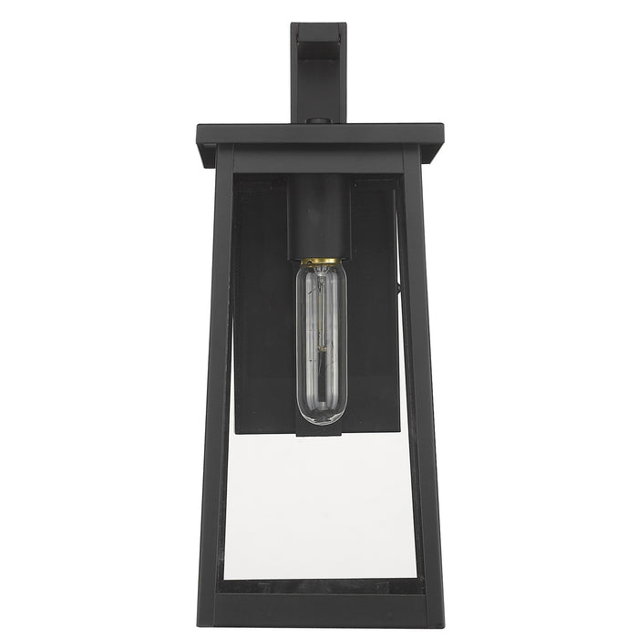 One Light Wall Sconce from the Alden collection in Matte Black finish