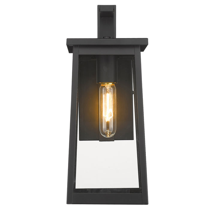 One Light Wall Sconce from the Alden collection in Matte Black finish