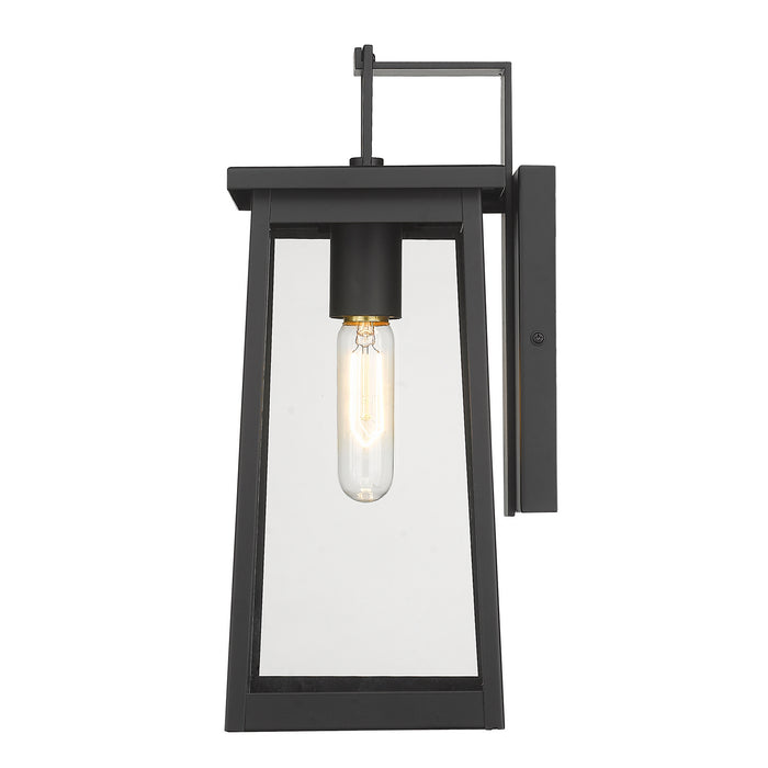 One Light Wall Sconce from the Alden collection in Matte Black finish