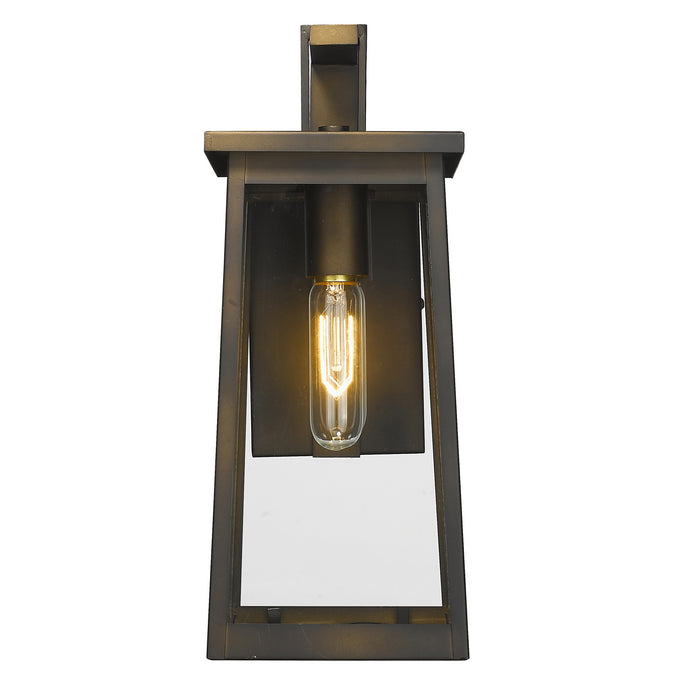 One Light Wall Sconce from the Alden collection in Oil-Rubbed Bronze finish