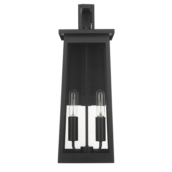 Two Light Wall Sconce from the Alden collection in Matte Black finish