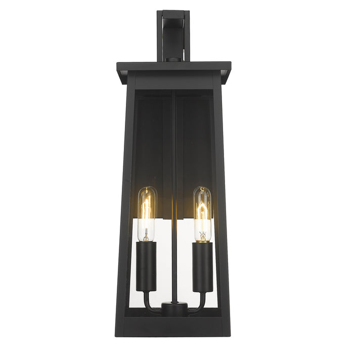 Two Light Wall Sconce from the Alden collection in Matte Black finish