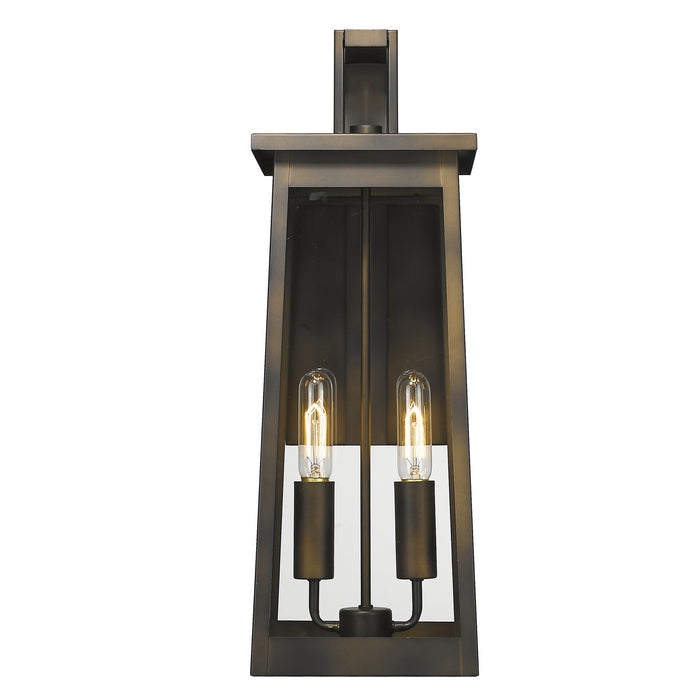 Two Light Wall Sconce from the Alden collection in Oil-Rubbed Bronze finish