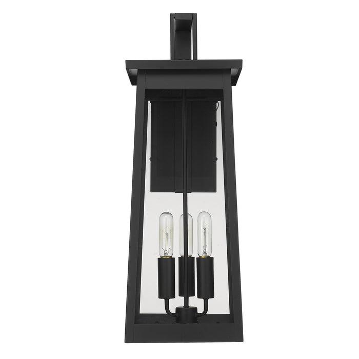 Three Light Wall Sconce from the Alden collection in Matte Black finish