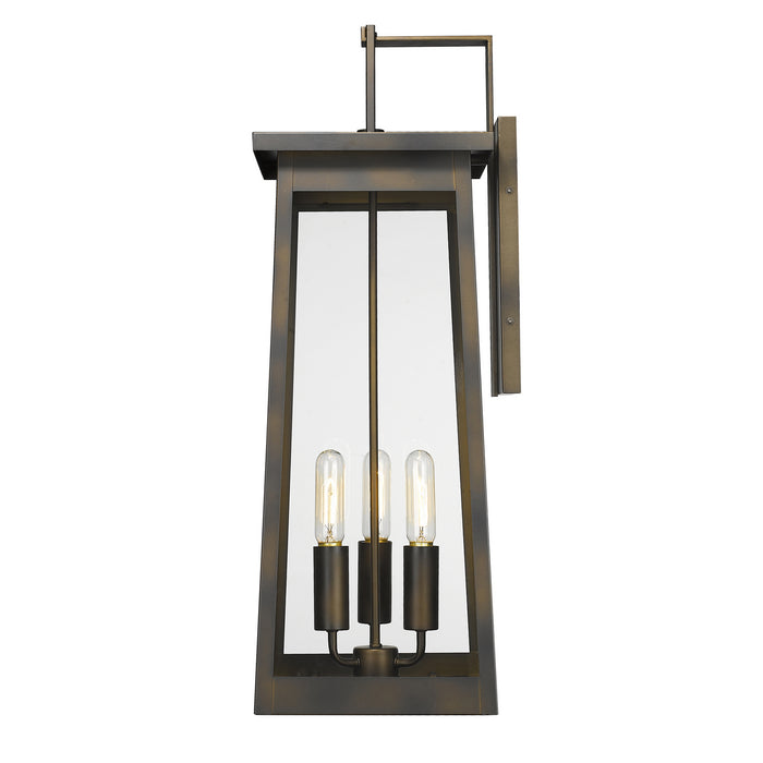 Three Light Wall Sconce from the Alden collection in Oil-Rubbed Bronze finish