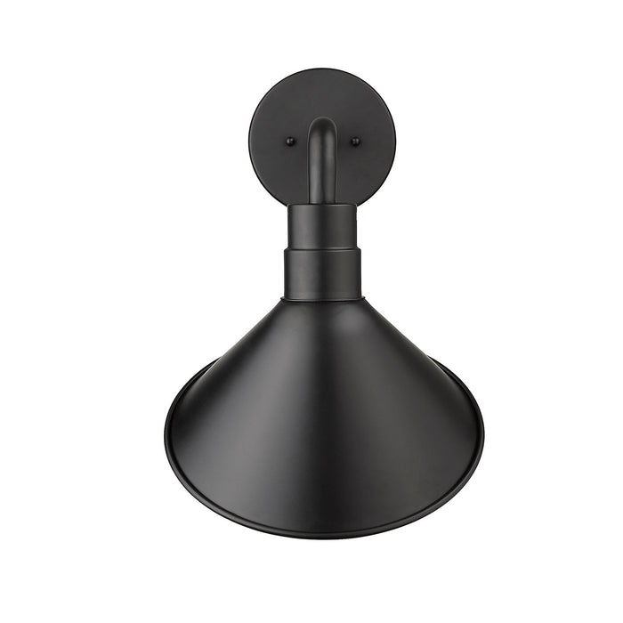 One Light Wall Sconce from the Fuller collection in Matte Black finish