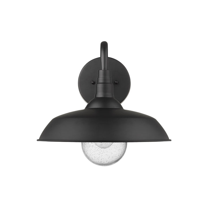 One Light Wall Sconce from the Burry collection in Matte Black finish