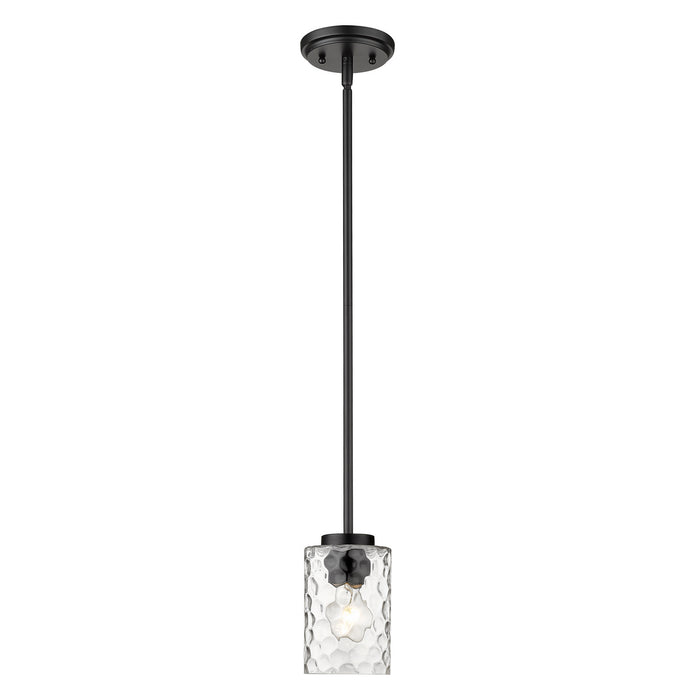 One Light Pendant from the Livvy collection in Matte Black finish