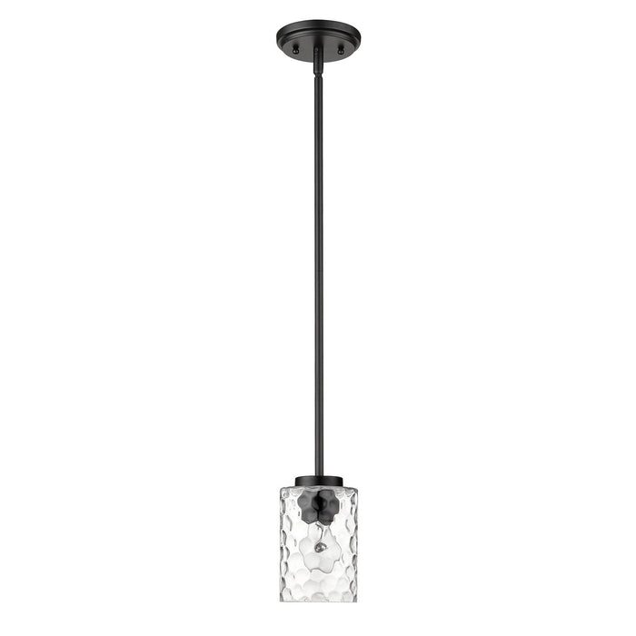 One Light Pendant from the Livvy collection in Matte Black finish