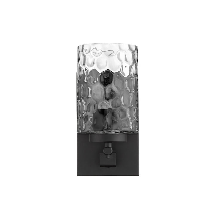 One Light Wall Sconce from the Livvy collection in Matte Black finish