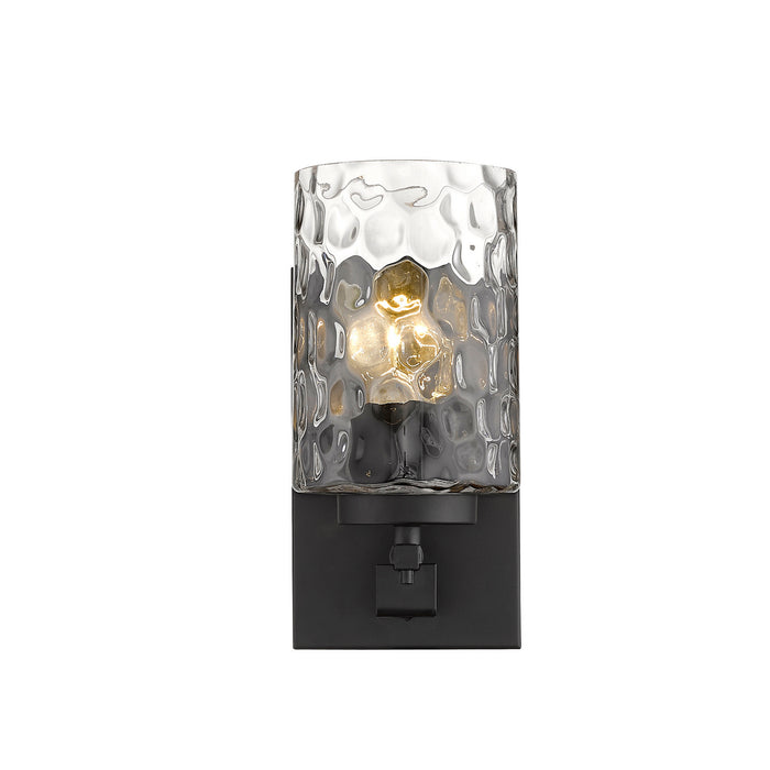 One Light Wall Sconce from the Livvy collection in Matte Black finish