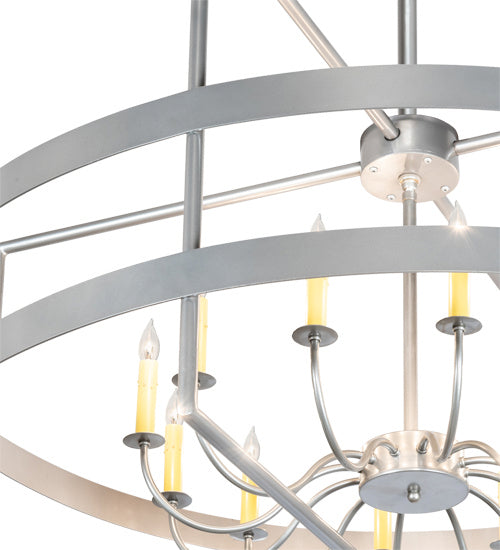 12 Light Chandelier from the Aldari collection in Nickel finish
