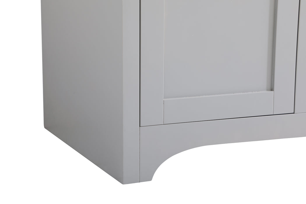 Double Bathroom Vanity from the Moore collection in Grey finish