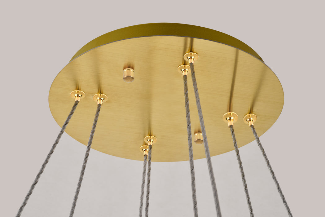 LED Pendant from the Monroe collection in Gold finish